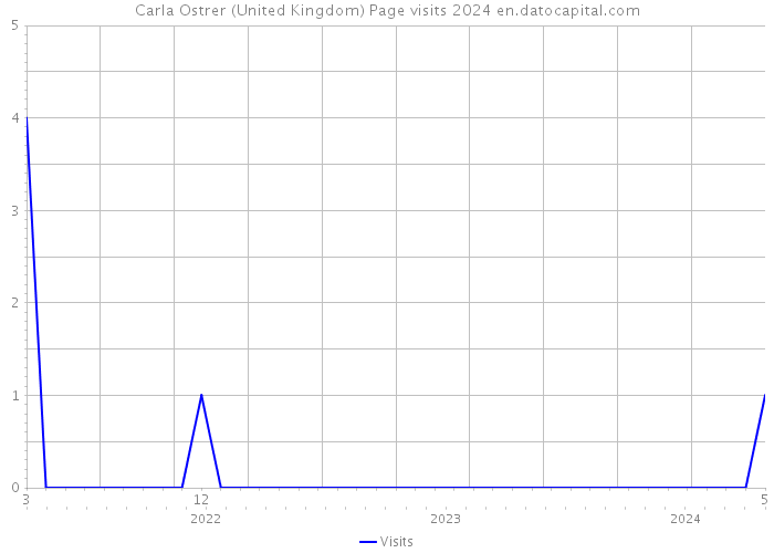 Carla Ostrer (United Kingdom) Page visits 2024 