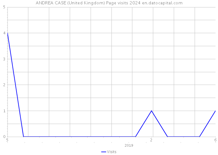 ANDREA CASE (United Kingdom) Page visits 2024 