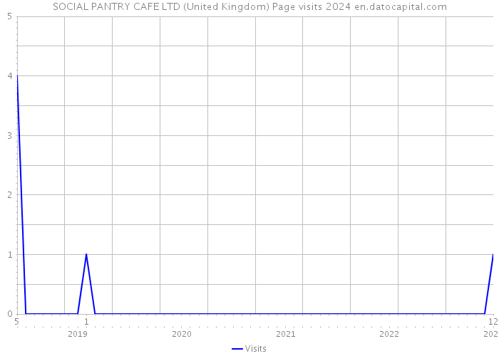 SOCIAL PANTRY CAFE LTD (United Kingdom) Page visits 2024 