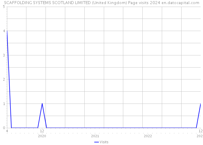 SCAFFOLDING SYSTEMS SCOTLAND LIMITED (United Kingdom) Page visits 2024 