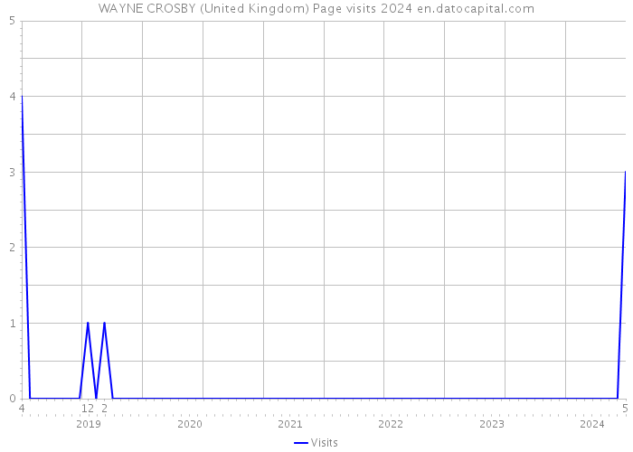 WAYNE CROSBY (United Kingdom) Page visits 2024 