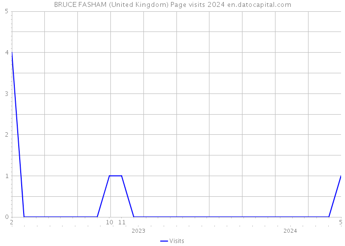 BRUCE FASHAM (United Kingdom) Page visits 2024 