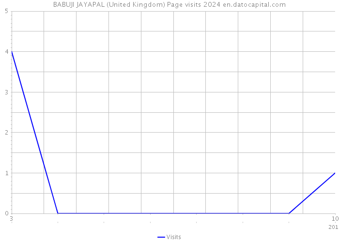 BABUJI JAYAPAL (United Kingdom) Page visits 2024 