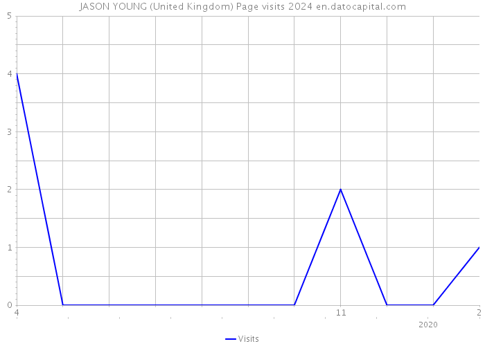 JASON YOUNG (United Kingdom) Page visits 2024 