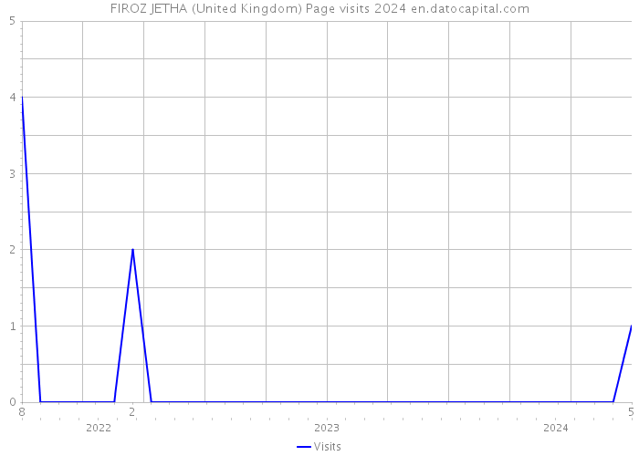 FIROZ JETHA (United Kingdom) Page visits 2024 