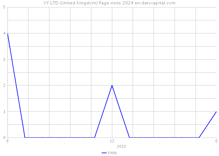 XY LTD (United Kingdom) Page visits 2024 