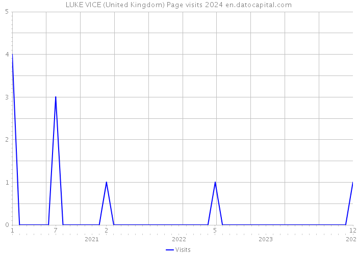 LUKE VICE (United Kingdom) Page visits 2024 