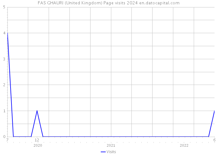 FAS GHAURI (United Kingdom) Page visits 2024 