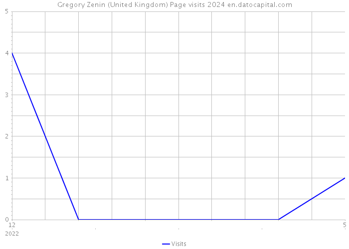 Gregory Zenin (United Kingdom) Page visits 2024 