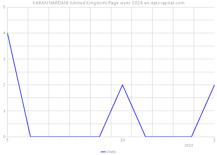 KARAN NARDANI (United Kingdom) Page visits 2024 