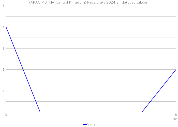 PARAG MUTHA (United Kingdom) Page visits 2024 