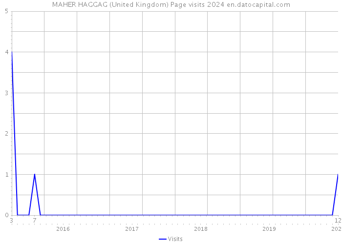 MAHER HAGGAG (United Kingdom) Page visits 2024 