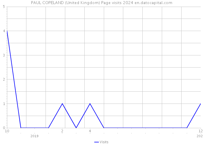 PAUL COPELAND (United Kingdom) Page visits 2024 