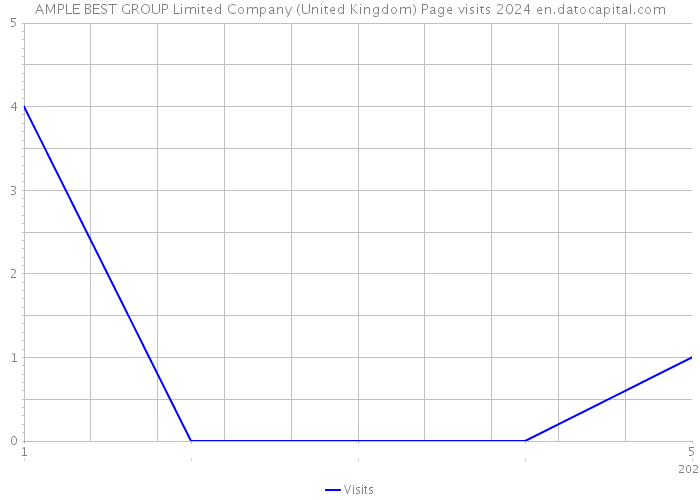 AMPLE BEST GROUP Limited Company (United Kingdom) Page visits 2024 
