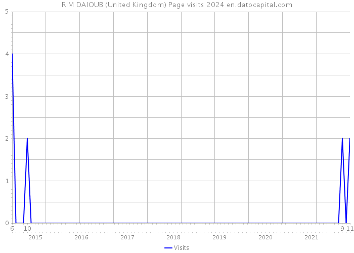 RIM DAIOUB (United Kingdom) Page visits 2024 