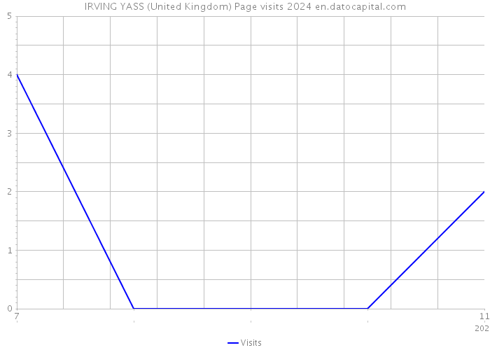 IRVING YASS (United Kingdom) Page visits 2024 