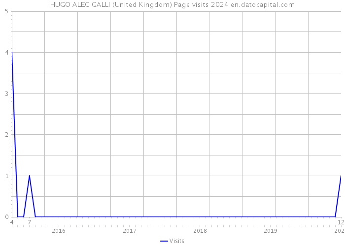 HUGO ALEC GALLI (United Kingdom) Page visits 2024 