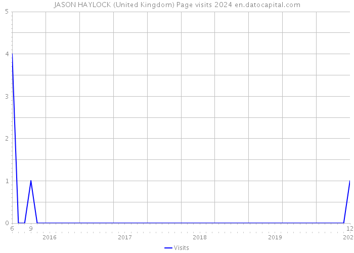 JASON HAYLOCK (United Kingdom) Page visits 2024 