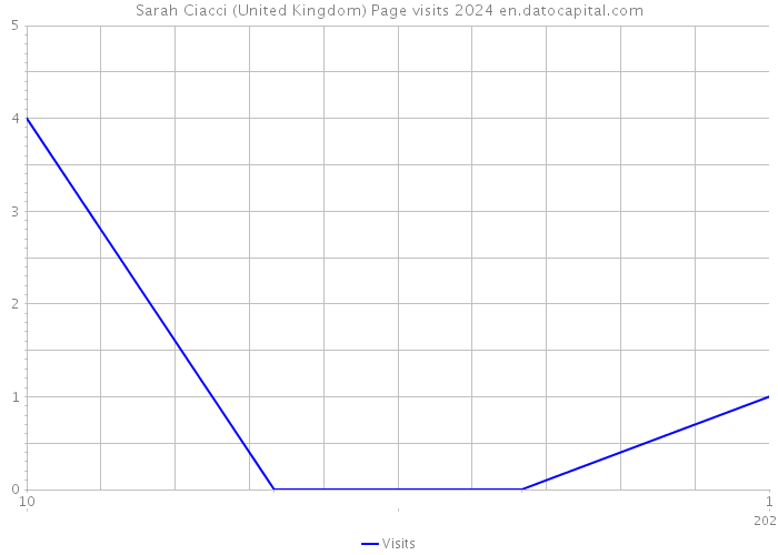Sarah Ciacci (United Kingdom) Page visits 2024 