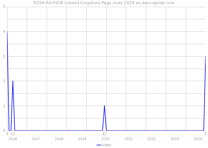 ROSA RAYNOR (United Kingdom) Page visits 2024 