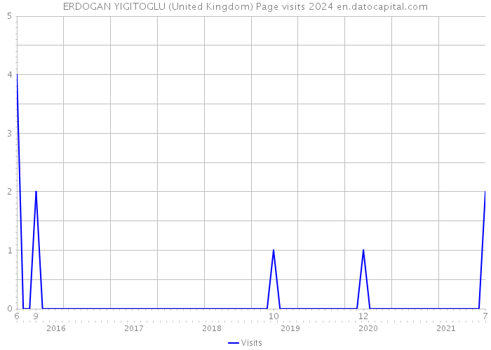 ERDOGAN YIGITOGLU (United Kingdom) Page visits 2024 