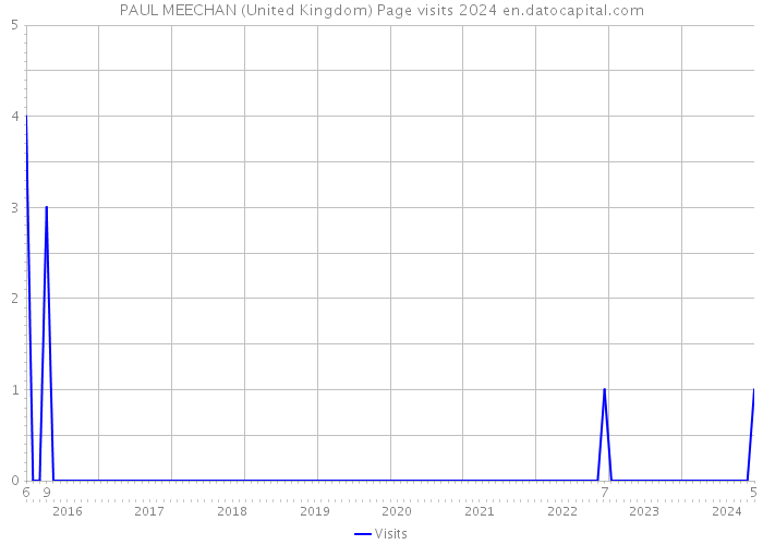 PAUL MEECHAN (United Kingdom) Page visits 2024 