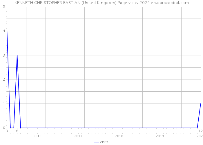 KENNETH CHRISTOPHER BASTIAN (United Kingdom) Page visits 2024 