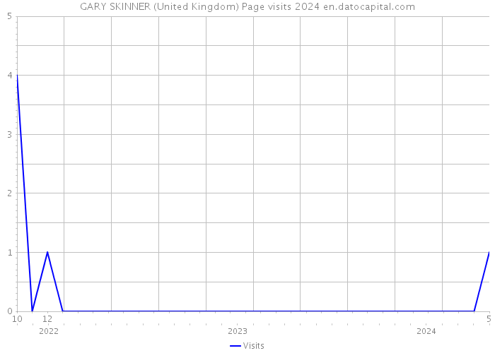 GARY SKINNER (United Kingdom) Page visits 2024 