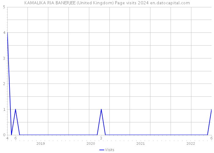 KAMALIKA RIA BANERJEE (United Kingdom) Page visits 2024 