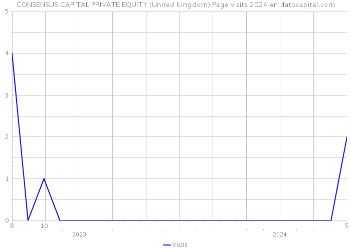CONSENSUS CAPITAL PRIVATE EQUITY (United Kingdom) Page visits 2024 