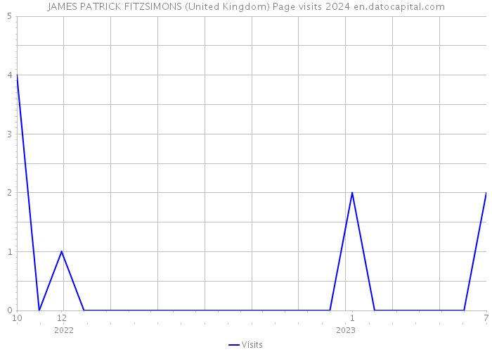 JAMES PATRICK FITZSIMONS (United Kingdom) Page visits 2024 