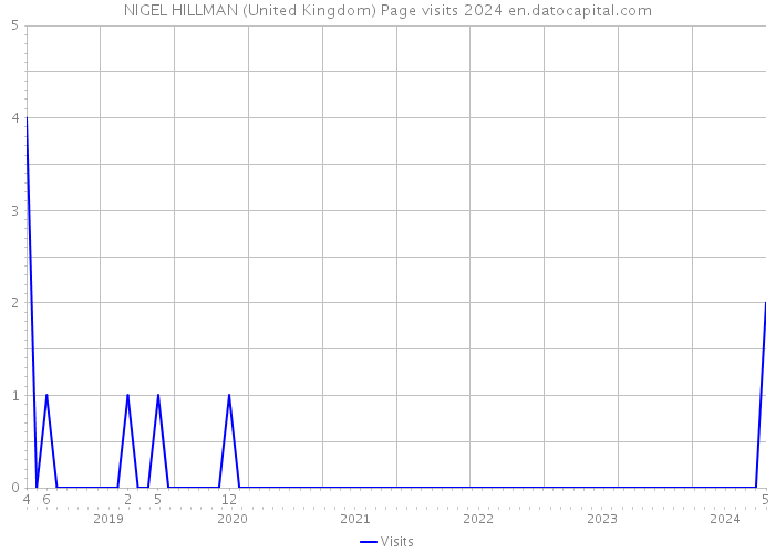 NIGEL HILLMAN (United Kingdom) Page visits 2024 