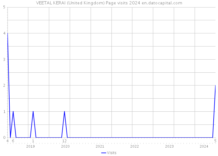VEETAL KERAI (United Kingdom) Page visits 2024 