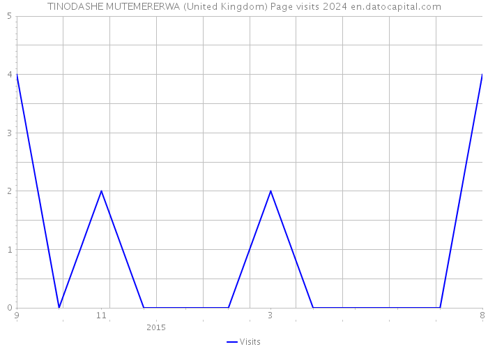 TINODASHE MUTEMERERWA (United Kingdom) Page visits 2024 