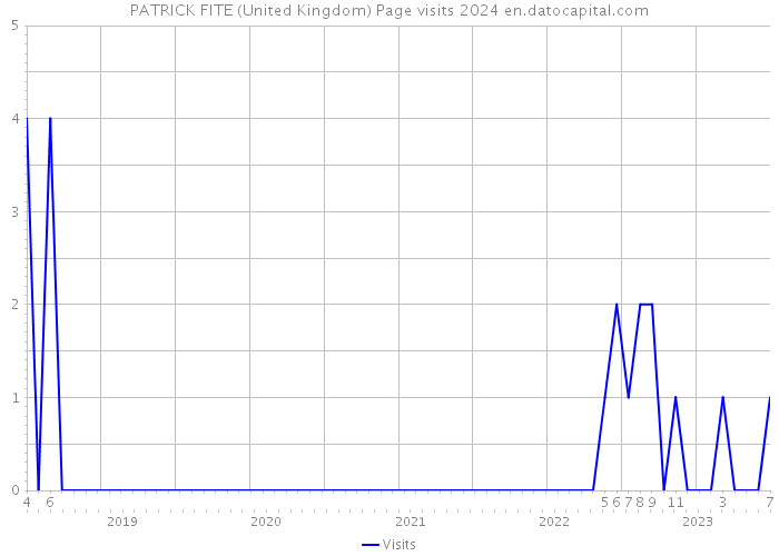 PATRICK FITE (United Kingdom) Page visits 2024 