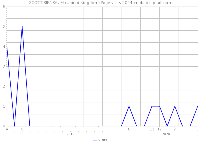SCOTT BIRNBAUM (United Kingdom) Page visits 2024 