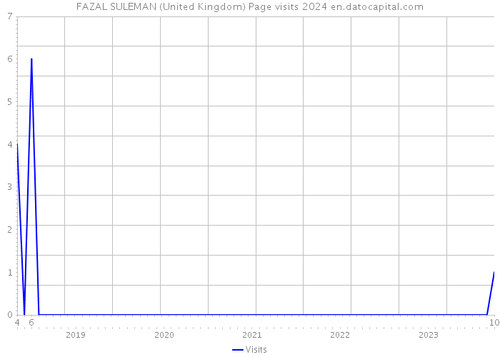 FAZAL SULEMAN (United Kingdom) Page visits 2024 