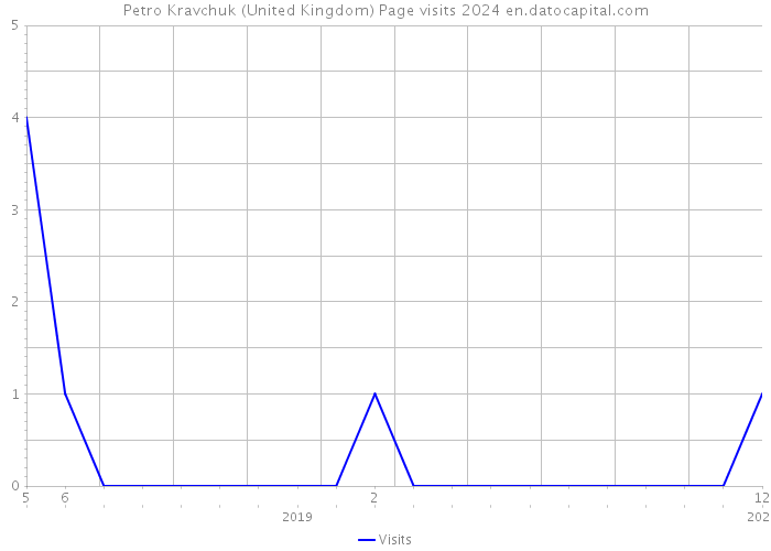 Petro Kravchuk (United Kingdom) Page visits 2024 