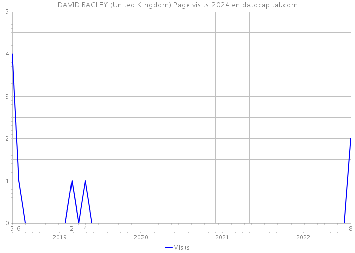 DAVID BAGLEY (United Kingdom) Page visits 2024 