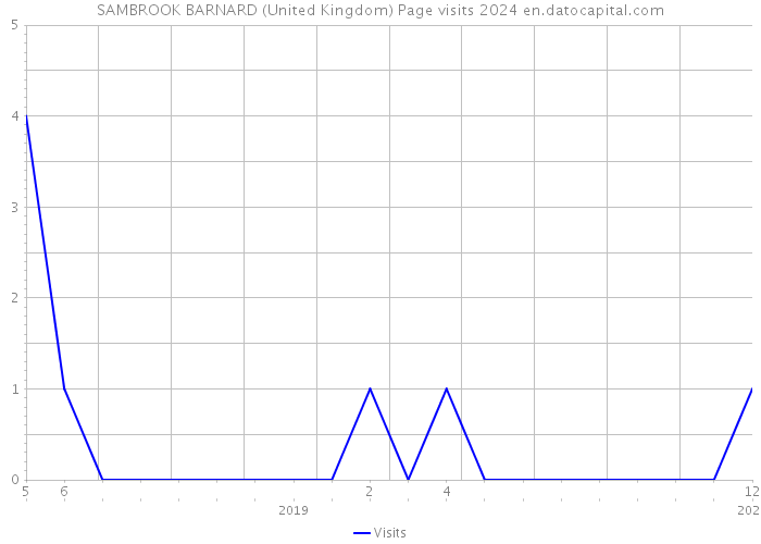 SAMBROOK BARNARD (United Kingdom) Page visits 2024 