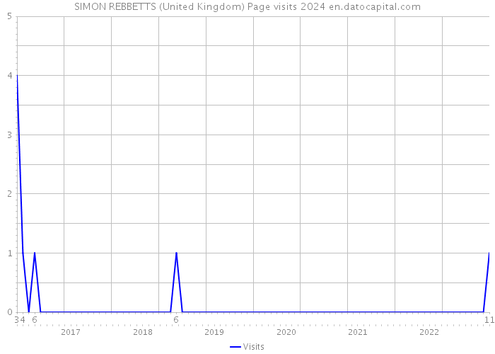 SIMON REBBETTS (United Kingdom) Page visits 2024 