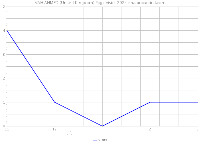 VAH AHMED (United Kingdom) Page visits 2024 
