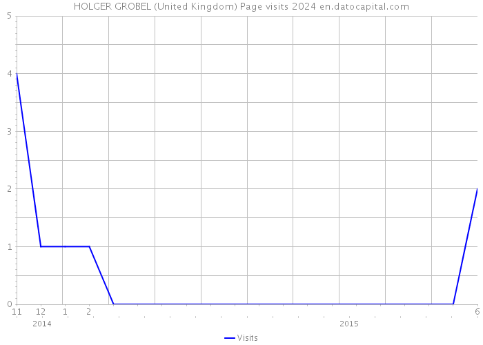 HOLGER GROBEL (United Kingdom) Page visits 2024 