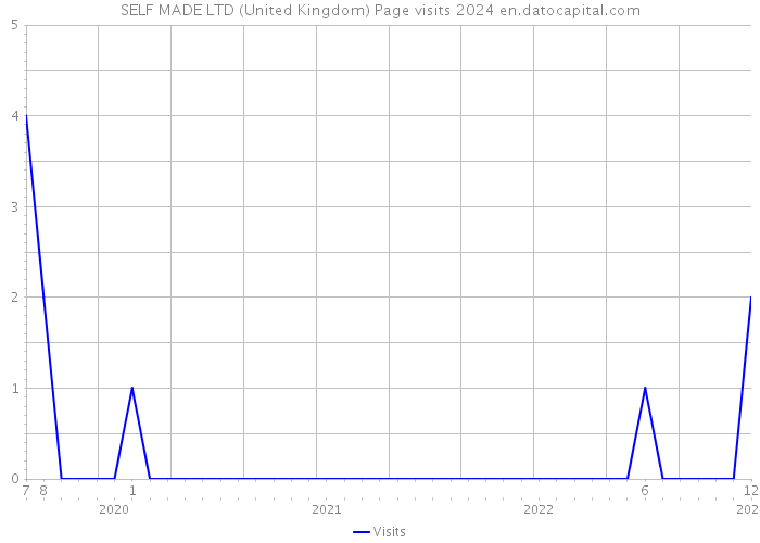SELF MADE LTD (United Kingdom) Page visits 2024 