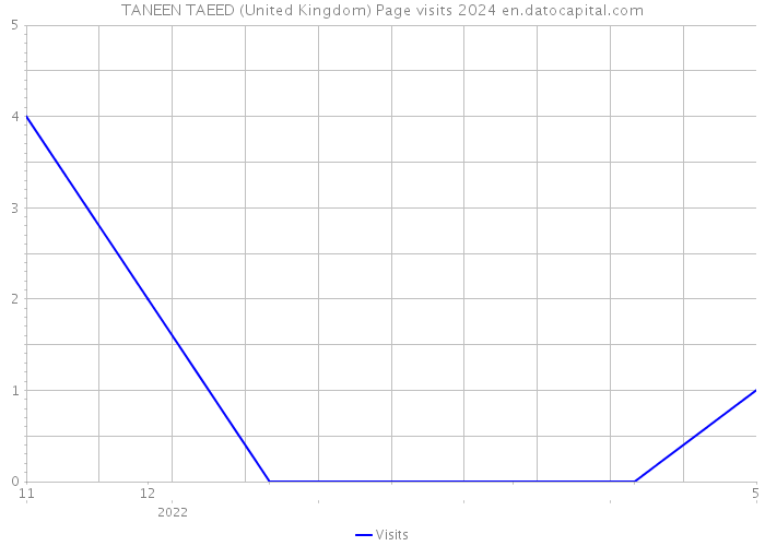 TANEEN TAEED (United Kingdom) Page visits 2024 