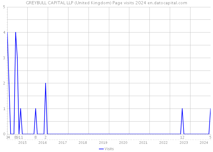 GREYBULL CAPITAL LLP (United Kingdom) Page visits 2024 