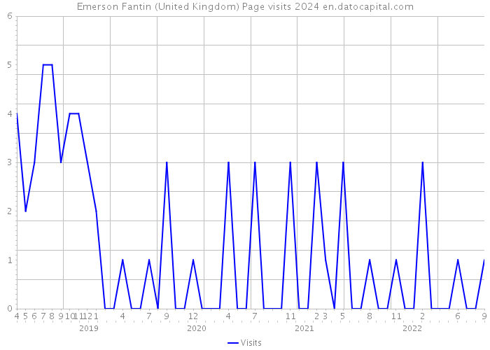 Emerson Fantin (United Kingdom) Page visits 2024 
