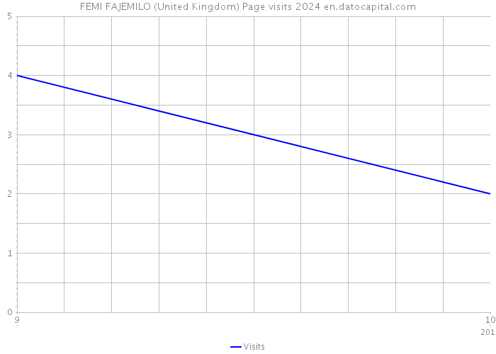 FEMI FAJEMILO (United Kingdom) Page visits 2024 