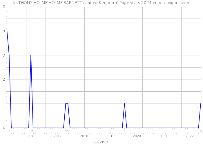 ANTHONY HOLME HOLME BARNETT (United Kingdom) Page visits 2024 