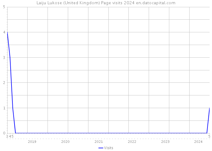 Laiju Lukose (United Kingdom) Page visits 2024 